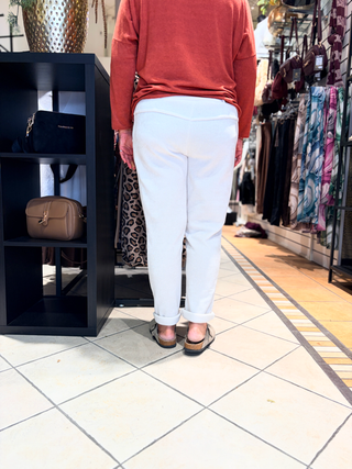 Rib Broek Ellen - Off White