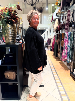 Oversized Trui Linda - Zwart