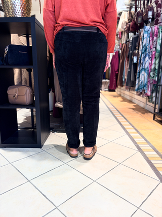 Rib Broek Ellen - Zwart