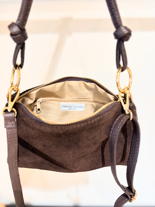 Suede Tas Malta - Coffee