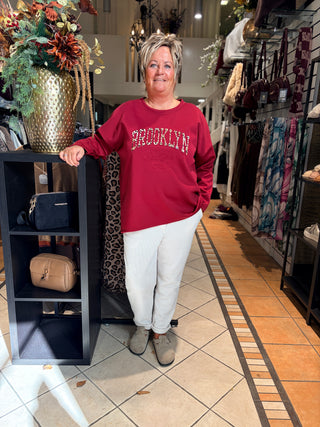 Sweater Brooklyn - Bordeaux