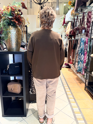 Sweater Cindy - Donker Bruin