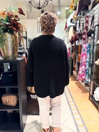 Oversized Trui Linda - Zwart