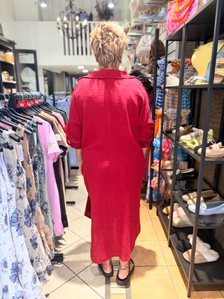 Jurk Morgana - Rood