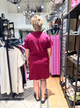Comfy Jurk Life Bordeaux