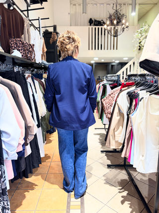 Oversized Blazer Joyce - Donker Blauw