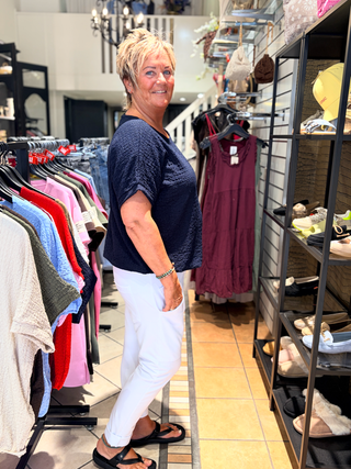 Top Marleen - Navy