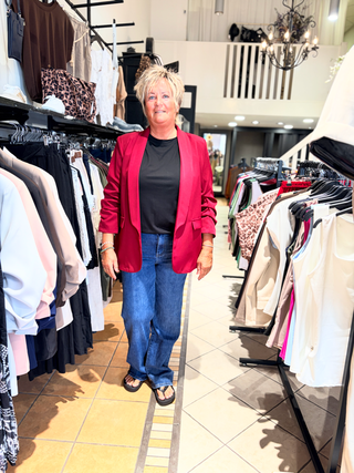 Oversized Blazer Joyce - Bordeaux