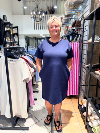 Comfy Jurk Life Navy
