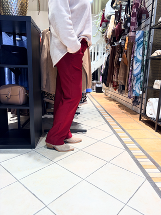 Stretch Broek Nadine - Bordeaux