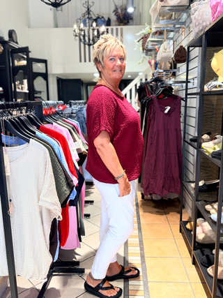 Top Marleen - Bordeaux