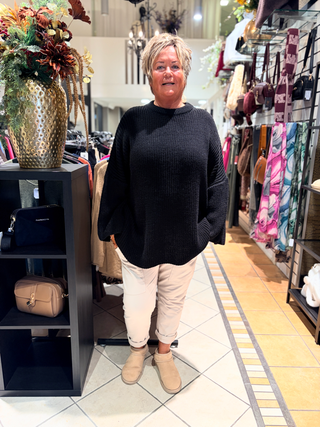 Oversized Trui Linda - Zwart