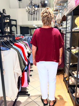 Top Marleen - Bordeaux