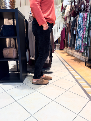 Rib Broek Ellen - Zwart
