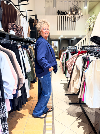 Oversized Blazer Joyce - Donker Blauw