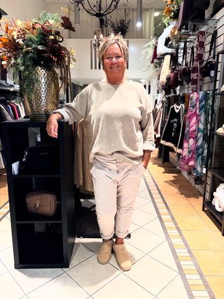 Wendy Trendy Jog Pants - Beige
