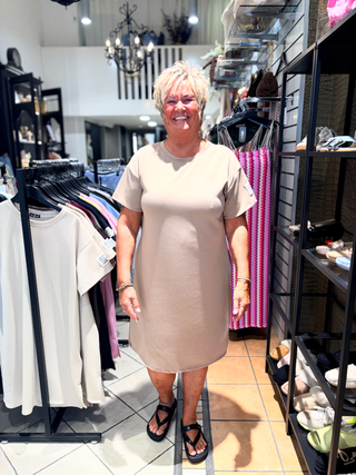 Comfy Jurk Life Taupe