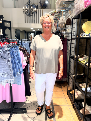 Oversized Shirt Stella - Taupe
