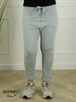 Wendy Trendy Jog Pants - Licht Grijs