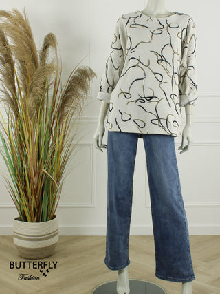 Sweater Lindy Licht Beige