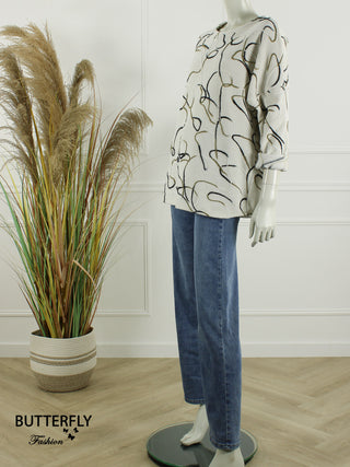 Sweater Lindy Licht Beige