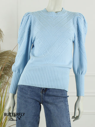 Top/Trui Tess - Licht Blauw