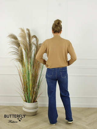 Fijn Brei Top Julia - Camel