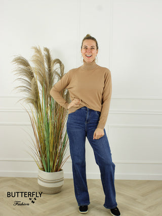 Fijn Brei Top Adele - Camel