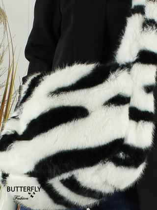 Tas Faux Fur - Zebra