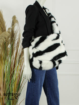 Tas Faux Fur - Zebra