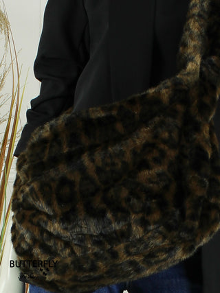 Tas Faux Fur - Coffee