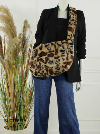 Tas Faux Fur - Apricot BN