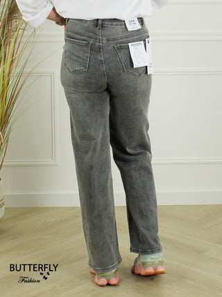 Goodies Wide Leg Jeans Grijs