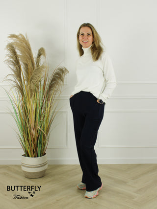 Stretch Broek Melissa Navy