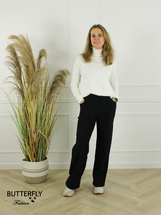 Stretch Broek Melissa Zwart