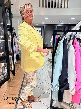 Oversized Blazer Joyce - Geel