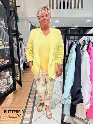 Oversized Blazer Joyce - Geel