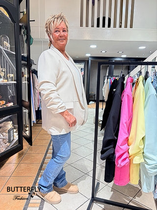 Oversized Blazer Joyce - Licht Beige