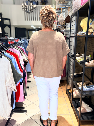Top Marleen - Taupe