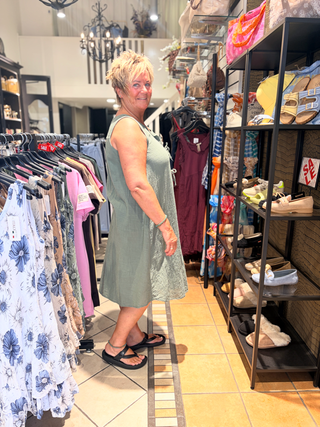 Jurk Linny - Army Groen