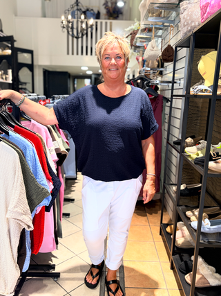 Top Marleen - Navy