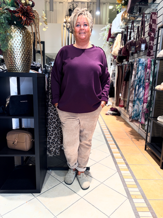 Sweater Cindy - Aubergine