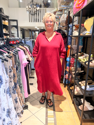 Jurk Morgana - Rood