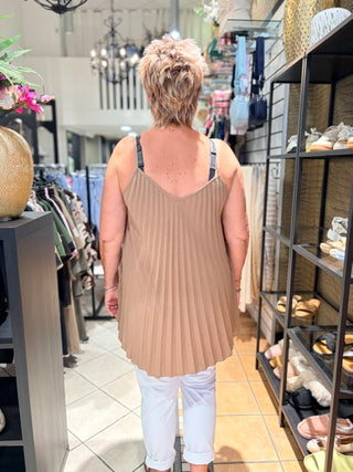 Top Plisse Sylvia - Toffee
