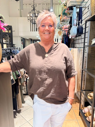 Blouse Amy - Coffee