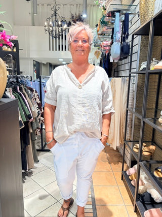 Blouse Amy - Licht Beige