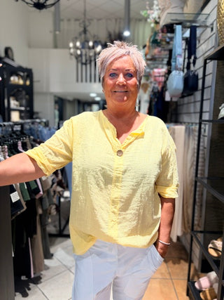 Blouse Amy - Geel