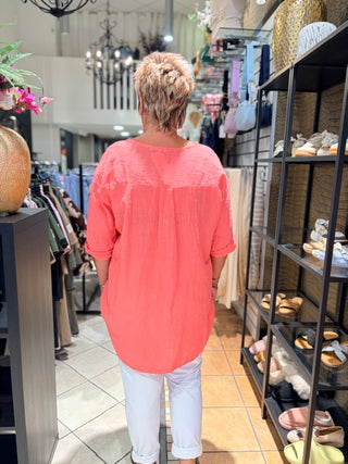Blouse Amy - Koraal