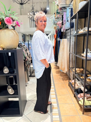 Linnen Broek Emily - Zwart