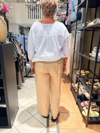 Linnen Broek Jasmine - Toffee